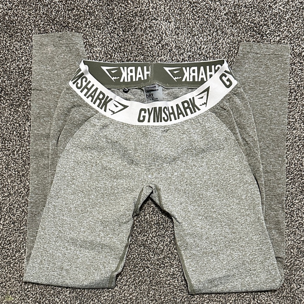 Gymshark Heather Green Flex Leggings